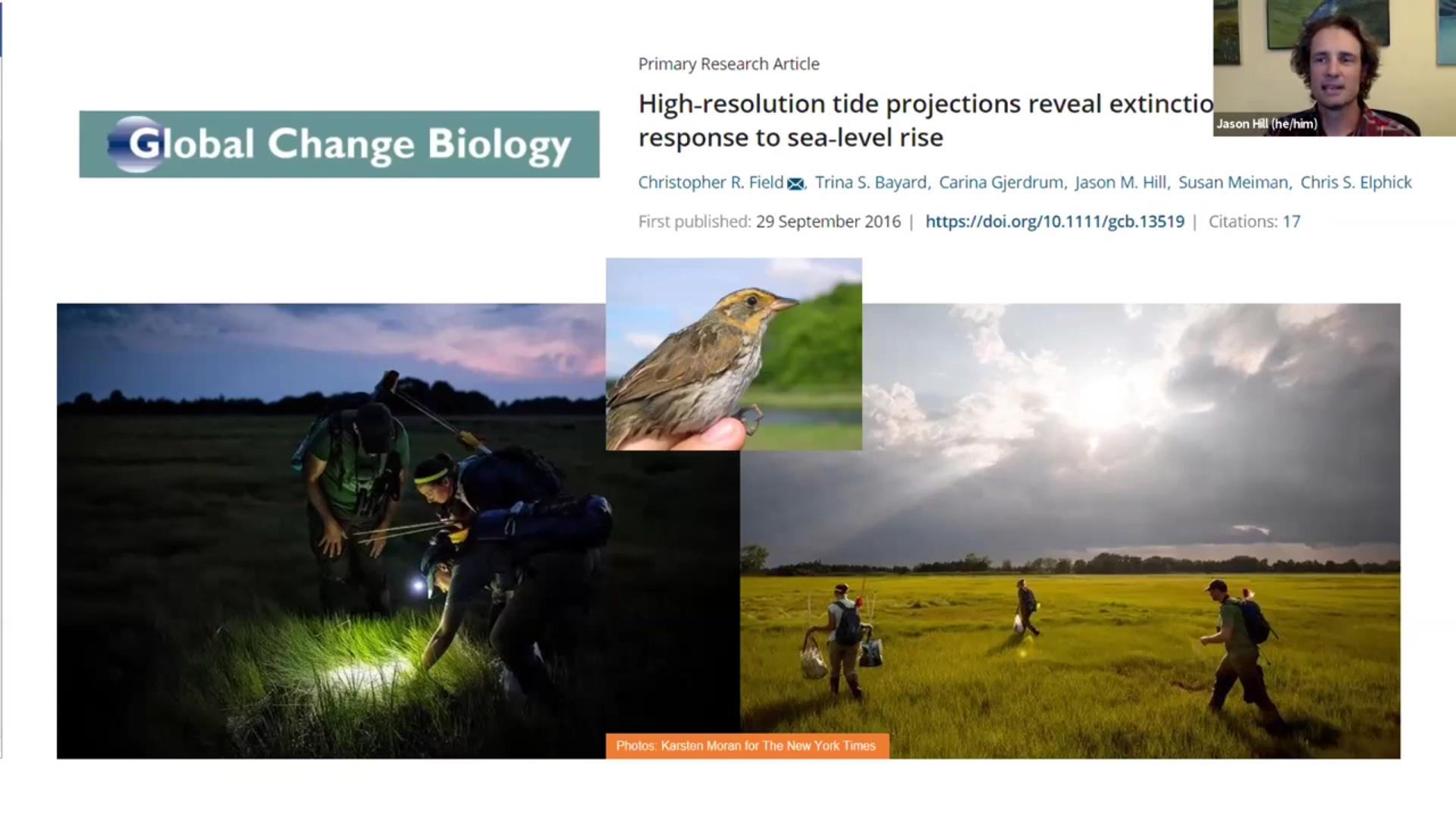 Effects of Climate Change on Montane Birds of the Northeast, Jason Hill, Ph.D.
View Program
